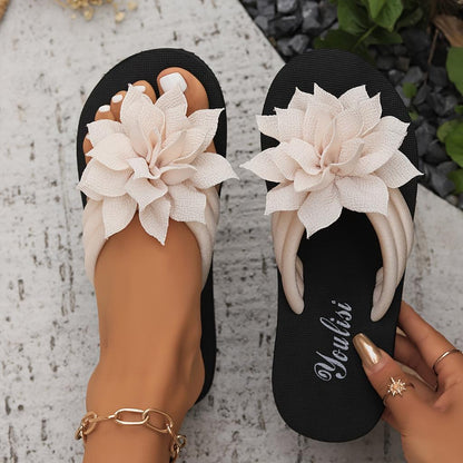 🌸 Ladies Flower Flip Flops 🌸