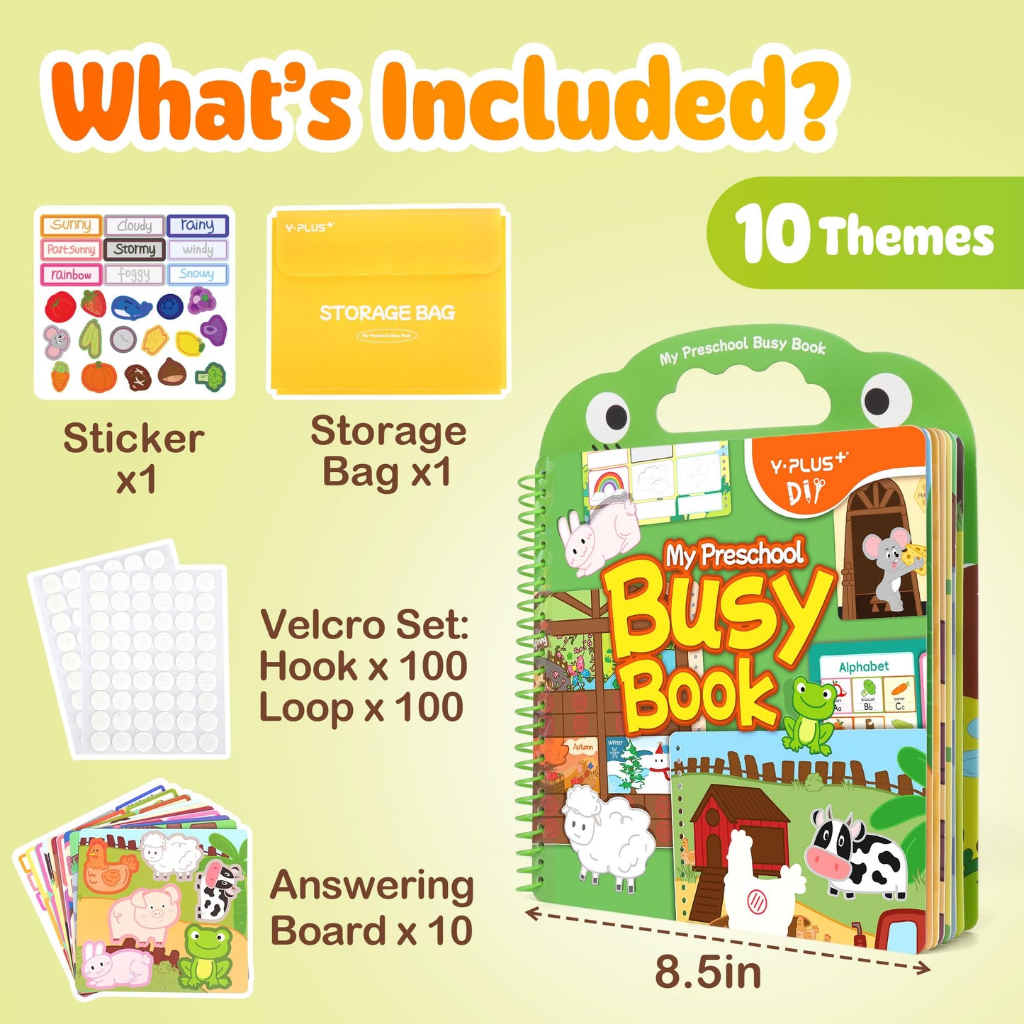 Montessori Busy Board Toddler Activity Book