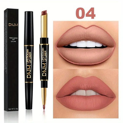 💄 2:1 Lip Liner & Matte Velvet Lipstick Pencil 💄