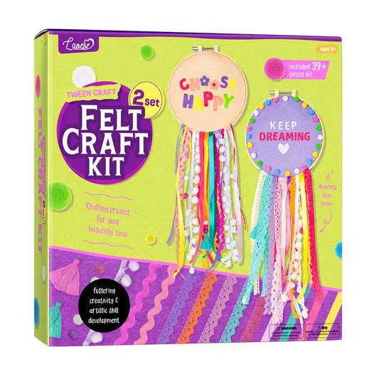 🌙  Dream Catcher Kids Craft Kit – 2pc DIY Wall Hangings 🌙