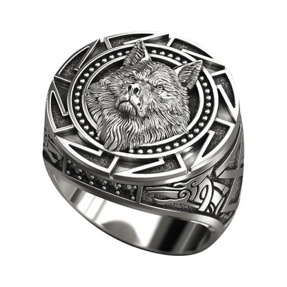 🐺 Vintage Wolf Totem Ring 🐺