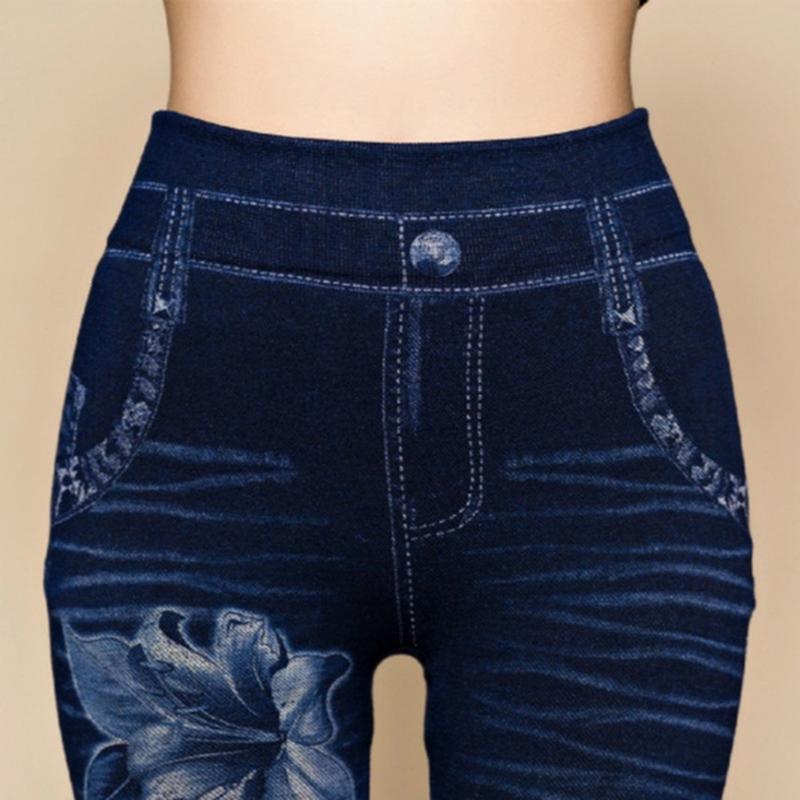 🌸💖 Women’s Printed High Waist Slim Leggings 💖🌸