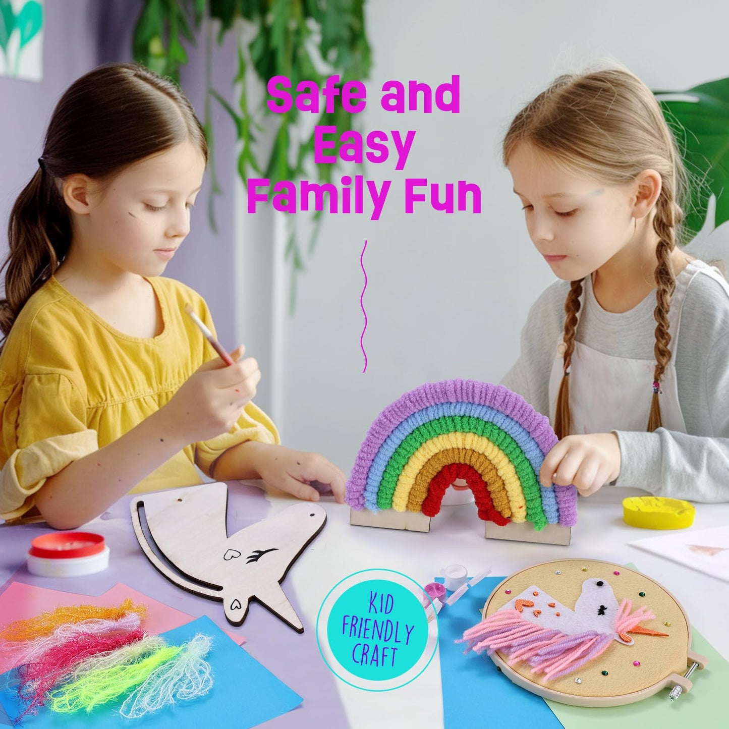 🦄 3pc Unicorn Craft Kit – Magical DIY Fun! 🦄