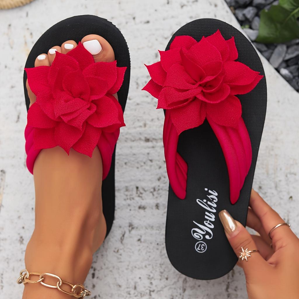 🌸 Ladies Flower Flip Flops 🌸