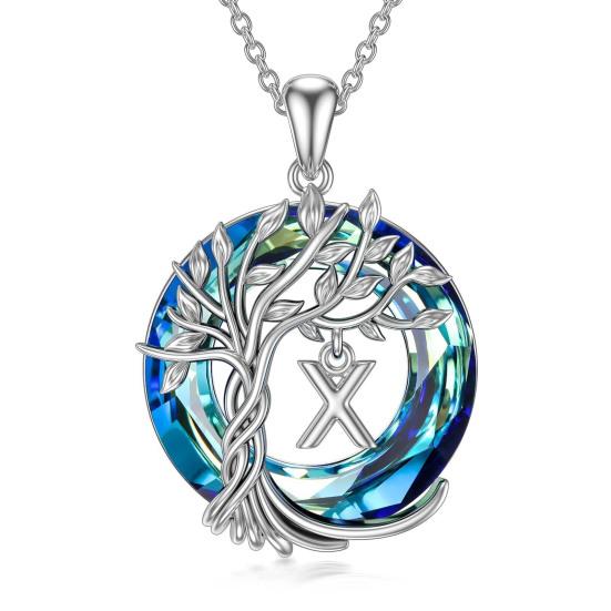 Initial Tree Of Life Necklace