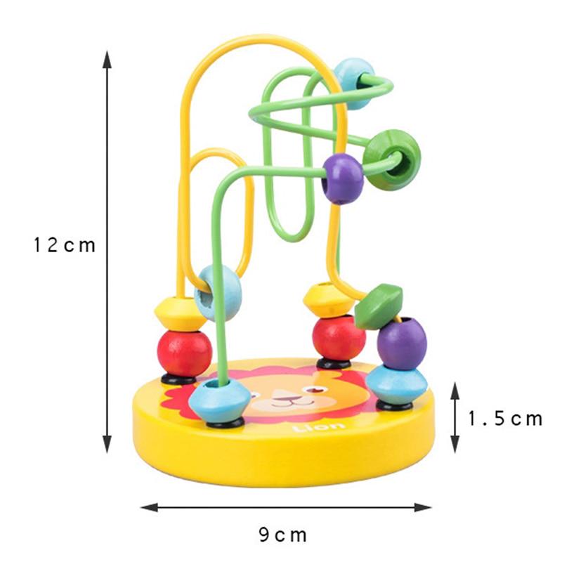 🎢 Montessori Wooden Bead Maze Roller Coaster 🎢