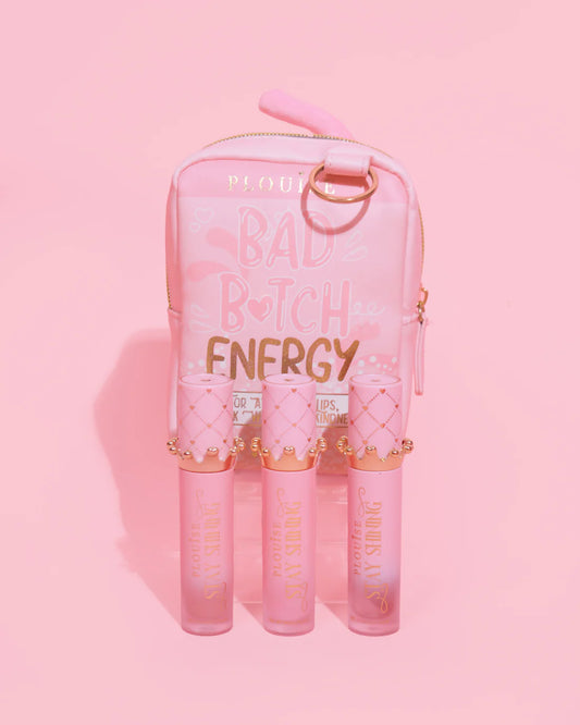 Gloss Boss Stay Shining Lip Oil Trio & Bag - Worth £54 (Multiple Options Available!)