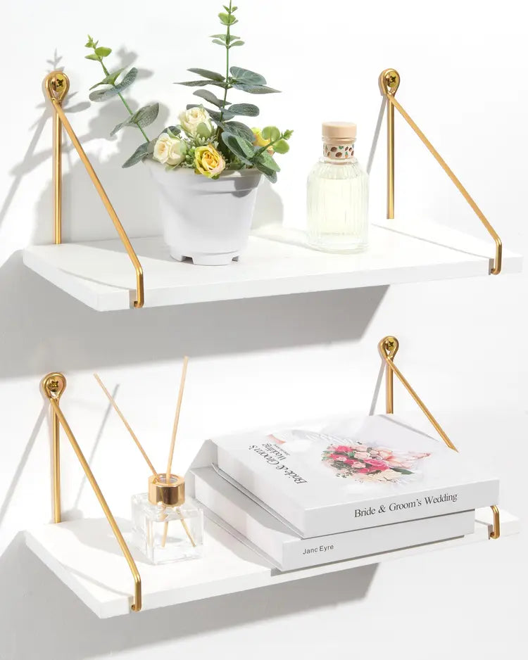 Set Of 2 Floating Wall Shelves