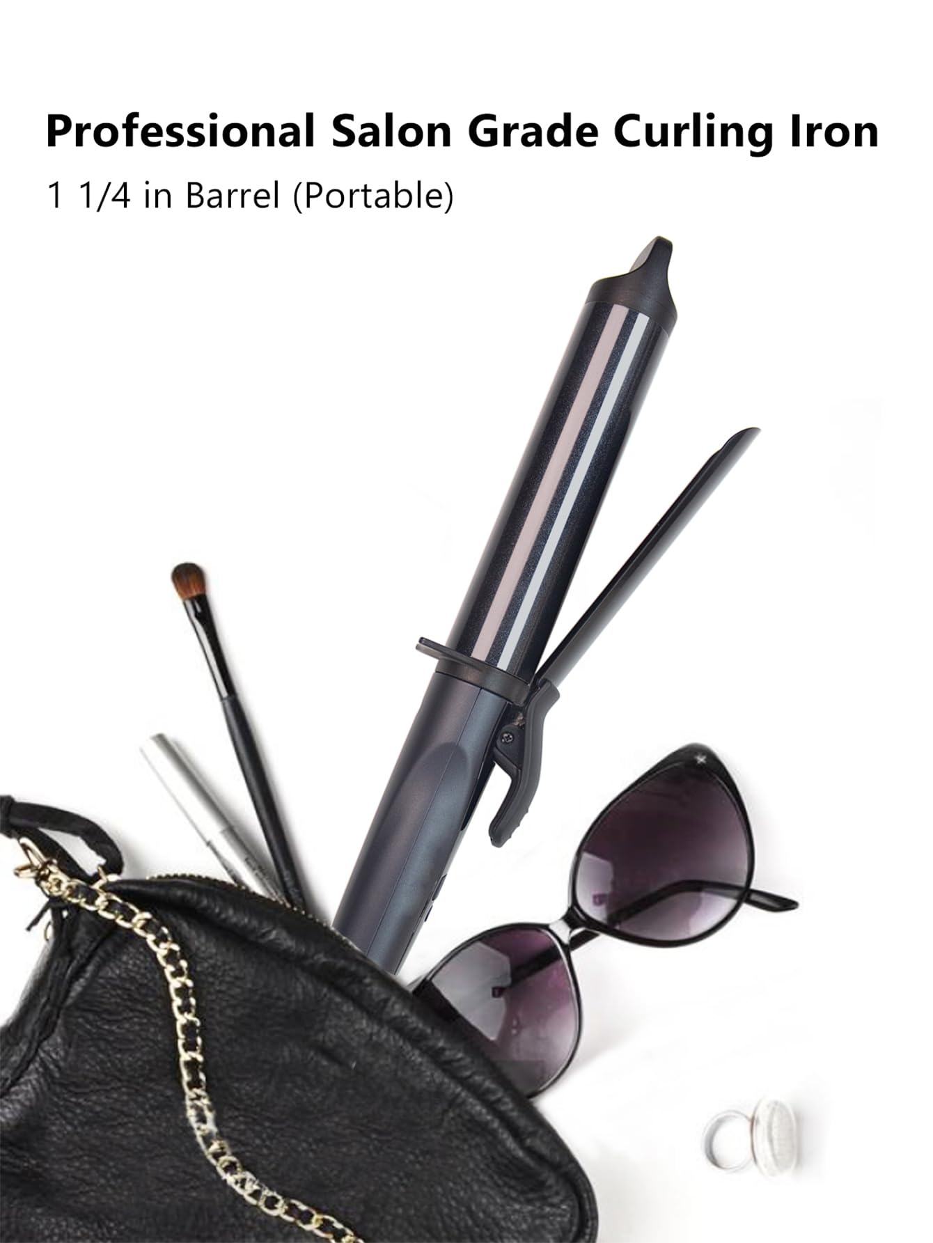 Ceramic Hair Curler Curling Wand with Heat-Resistant Glove