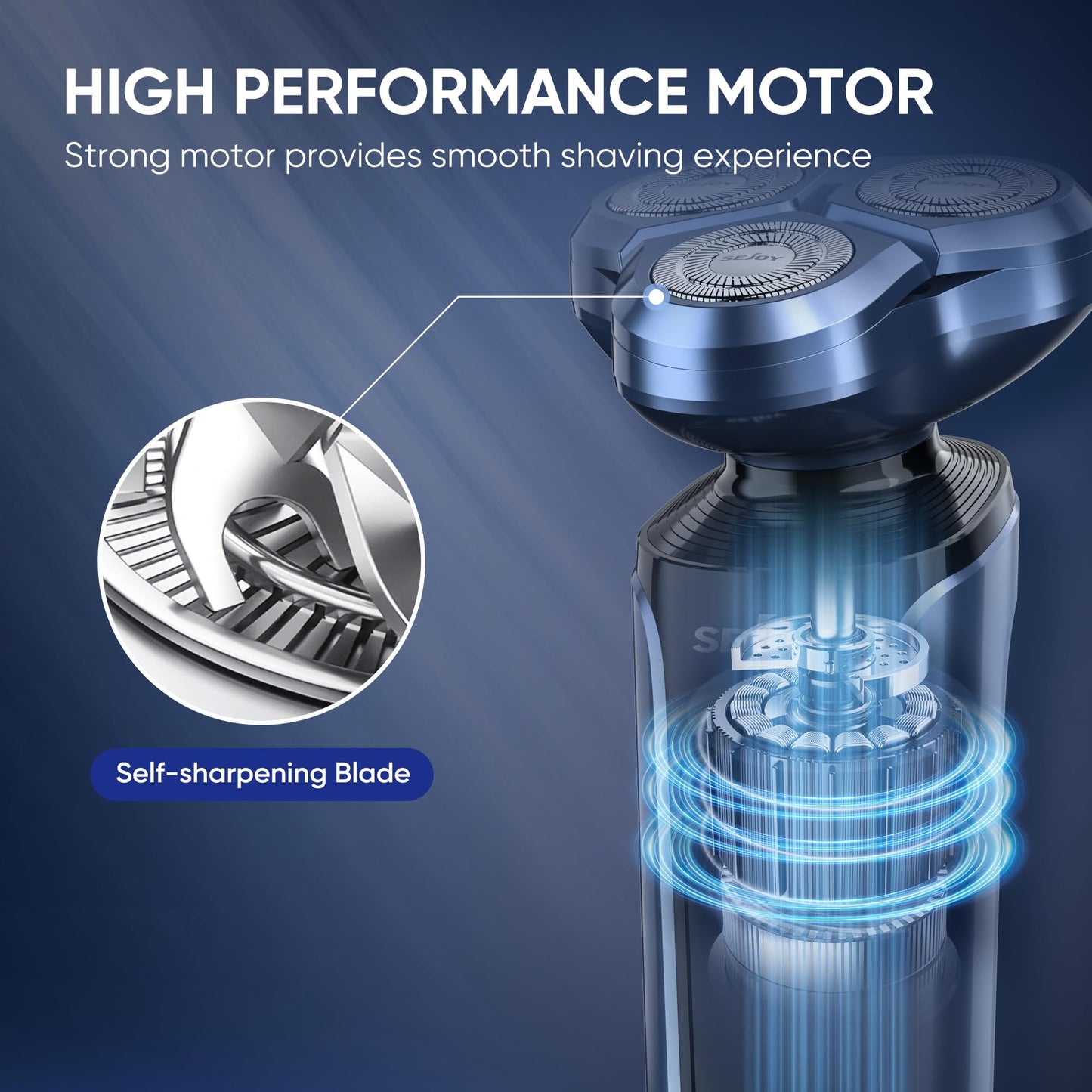 5:1 Electric Rotary Shaver for Men