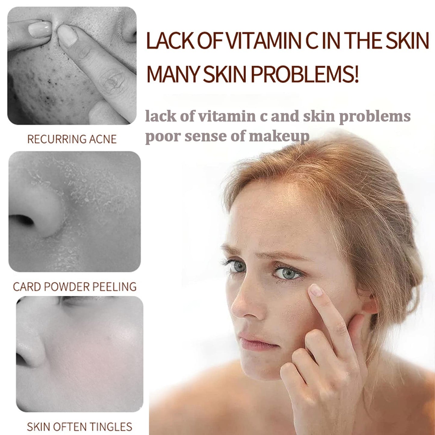 7pc Vitamin C Serum for Face Skincare Set