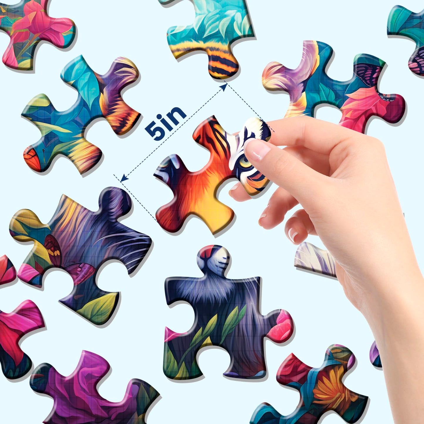 🧩🧠 6-Pack Large Piece Jigsaw Puzzles 🧠🧩