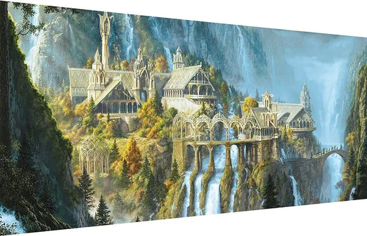 Large Landscape Castle 5D Diamond Painting Kit