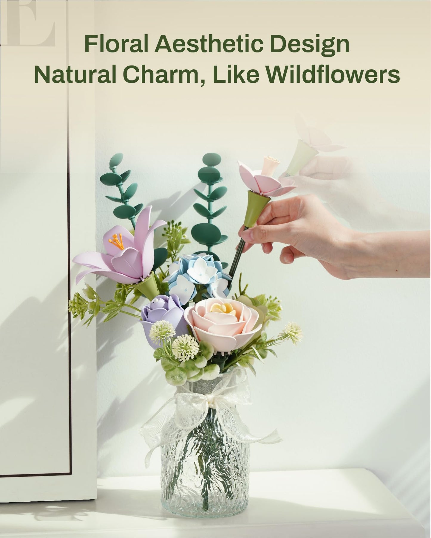 🌸✨ Rowood 3D Puzzle Flower Bouquet 6-in-1 DIY Craft Kit ✨🌸