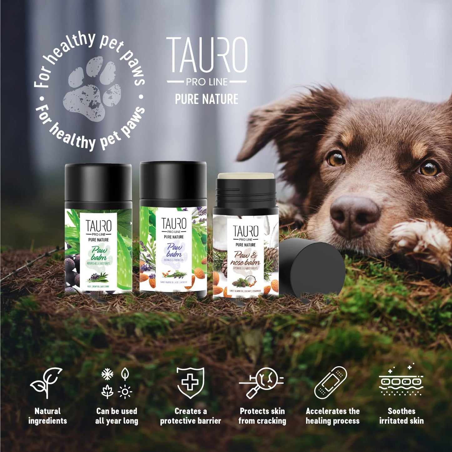Pure Nature Dog Nose & Paw Balm - 75ml