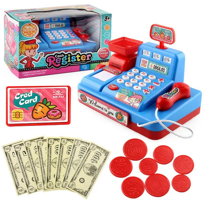 🛒✨ Kid’s Play Pretend Till & Accessories Set ✨🛒