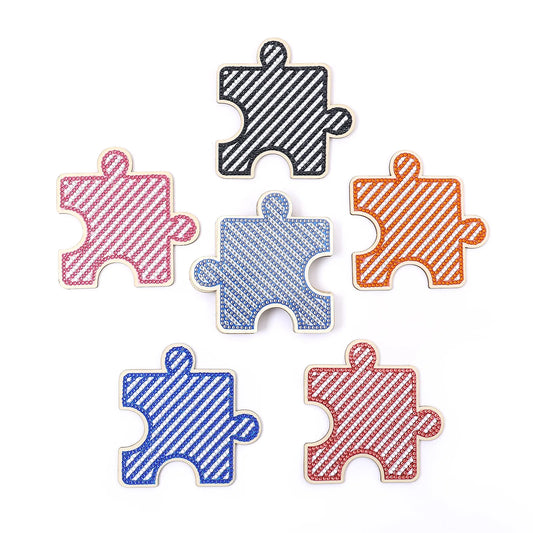 🧩 5pc Jigsaw Diamond Painting Coaster Set - AA1133 (No Stand) 🧩