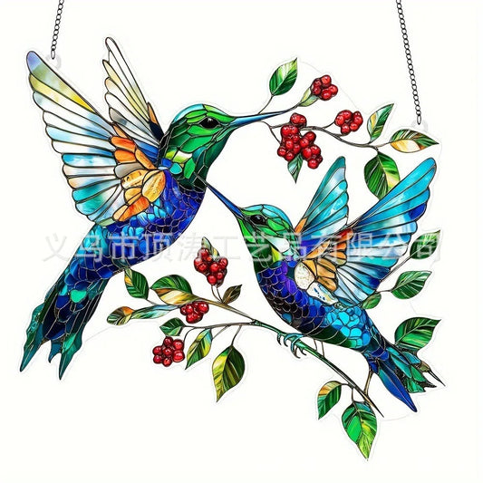✨ 20*20 Hummingbird 2D Acrylic Suncatcher ✨