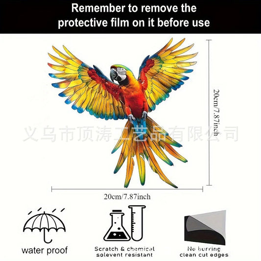 🦜 20*20 Parrot 2D Acrylic Suncatcher 🦜
