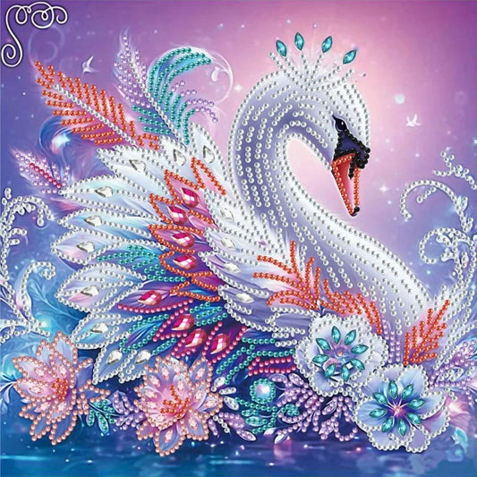 🦢 30*30 Swan Diamond Painting Kit - AB250 🦢