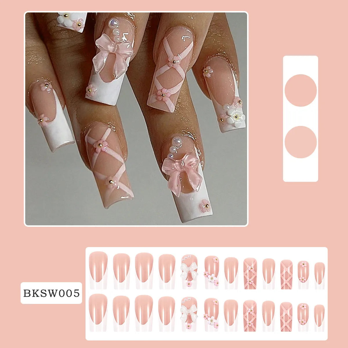 Bksw005 Stereo Camellia Bow|Jelly Glue