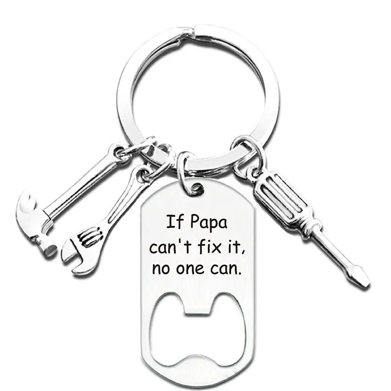 🍻🖤 Father’s Day Slogan Bottle Opener Keychains - Multiple Designs Available! 🖤🍻