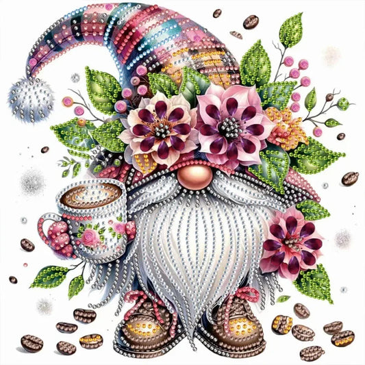 ☕ 30*30  Coffee Gonk Diamond Painting Kit - AB222 ☕