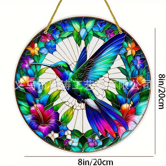 ✨ 20*20 Hummingbird 2D Acrylic Suncatcher ✨