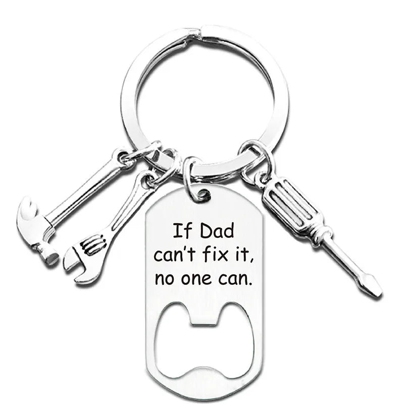 🍻🖤 Father’s Day Slogan Bottle Opener Keychains - Multiple Designs Available! 🖤🍻
