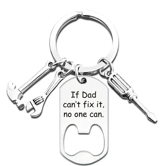 🍻🖤 Father’s Day Slogan Bottle Opener Keychains - Multiple Designs Available! 🖤🍻