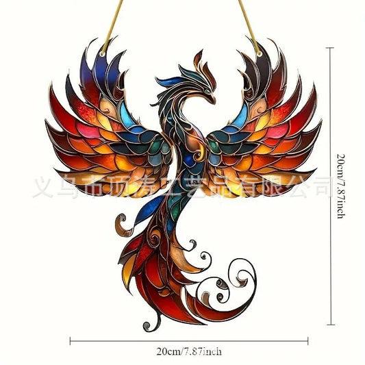 🔥 20*20 Phoenix 2D Acrylic Suncatcher 🔥