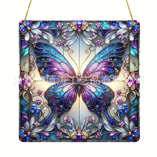🦋💜 20*20 Purple Butterfly 2D Acrylic Suncatcher 💜🦋
