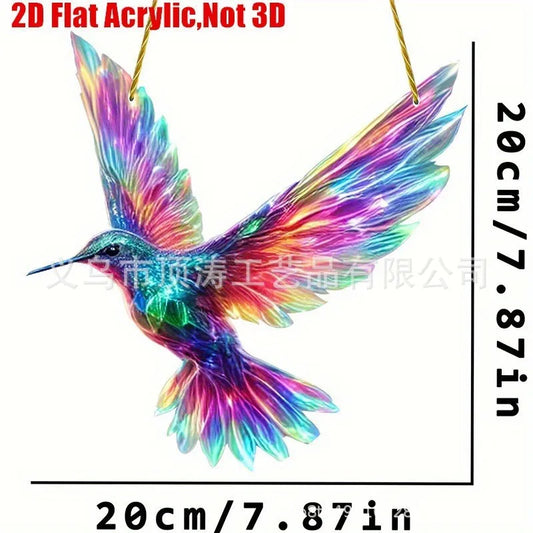 ✨ 20*20 Hummingbird 2D Acrylic Suncatcher ✨