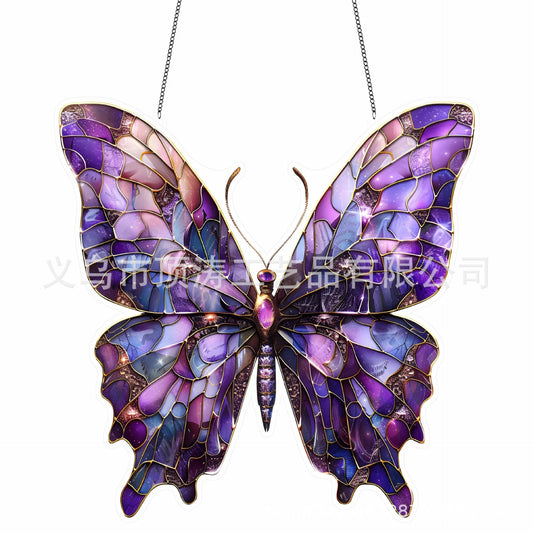 🦋💜 20*20 Purple Butterfly 2D Acrylic Suncatcher 💜🦋