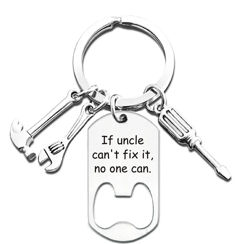 🍻🖤 Father’s Day Slogan Bottle Opener Keychains - Multiple Designs Available! 🖤🍻