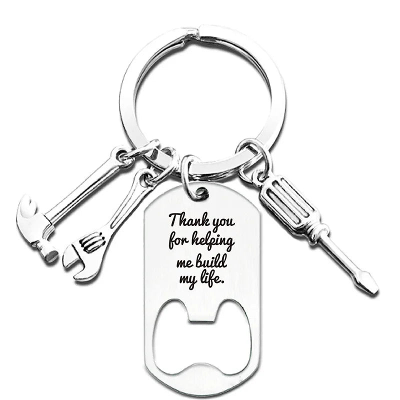 🍻🖤 Father’s Day Slogan Bottle Opener Keychains - Multiple Designs Available! 🖤🍻