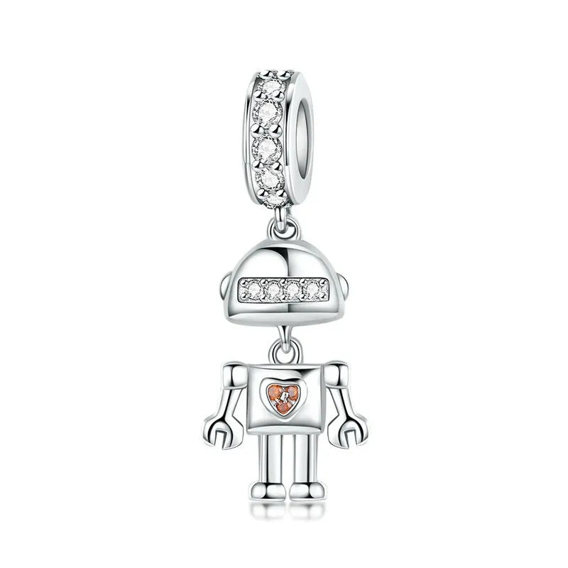 🤖 Alloy Robot Charm 🤖