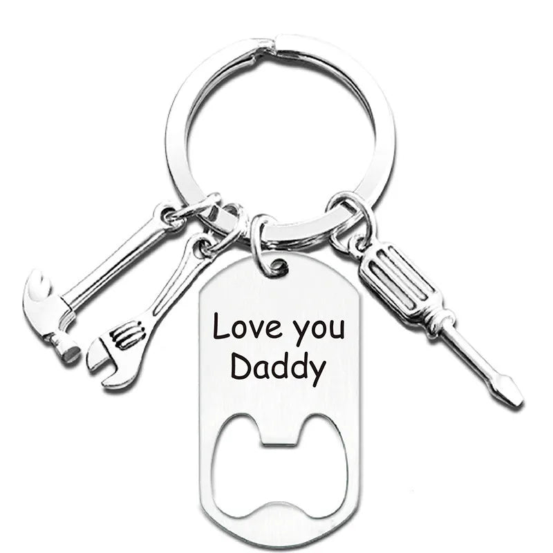 🍻🖤 Father’s Day Slogan Bottle Opener Keychains - Multiple Designs Available! 🖤🍻