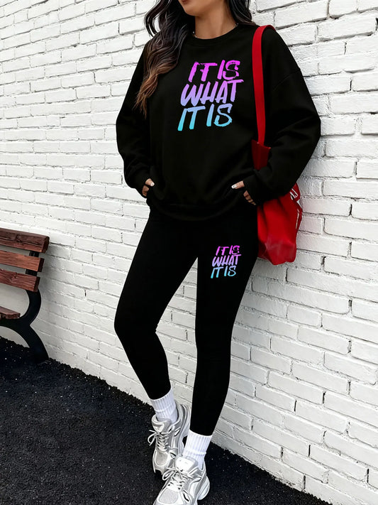 2pc "It Is What It Is" Lounge Set