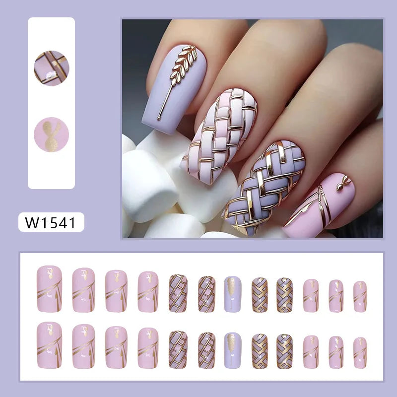 W1541 Plaid Wheat【Glue】