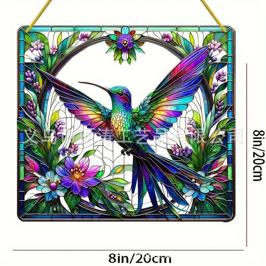✨ 20*20 Hummingbird 2D Acrylic Suncatcher ✨
