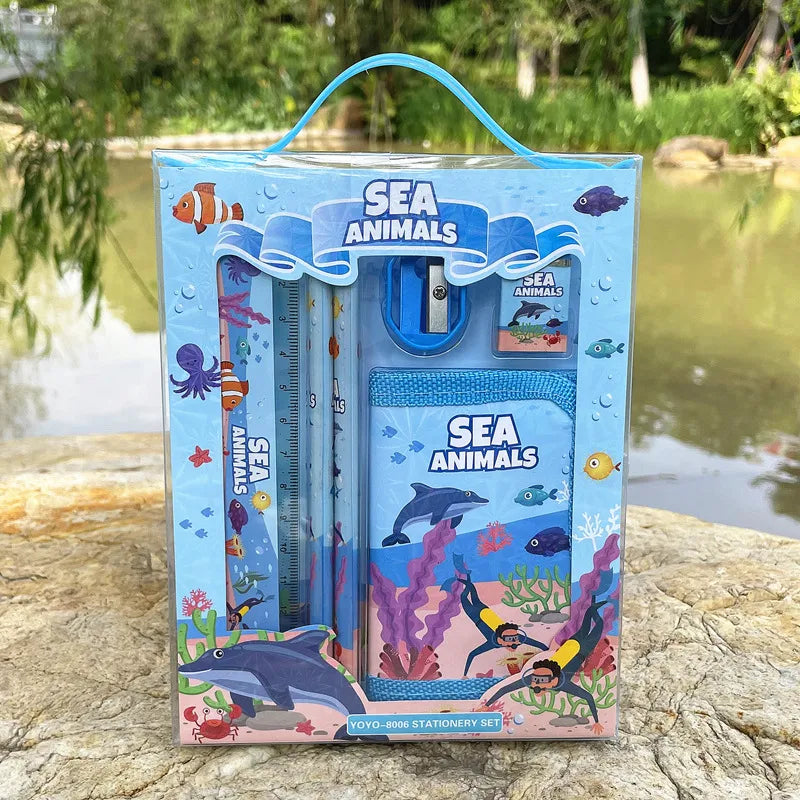 🐬 Sea Animals Stationary Set 🐠