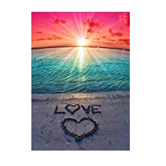 ❤️🏖️ 30*40 Love Beach Scene Diamond Painting 🏖️❤️