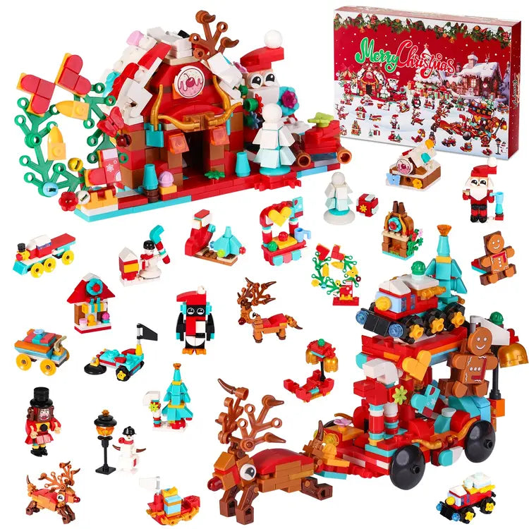 🎄✨ Advent Calendar 2025 Building Blocks Toy – 24 Days Christmas Countdown ✨🎄