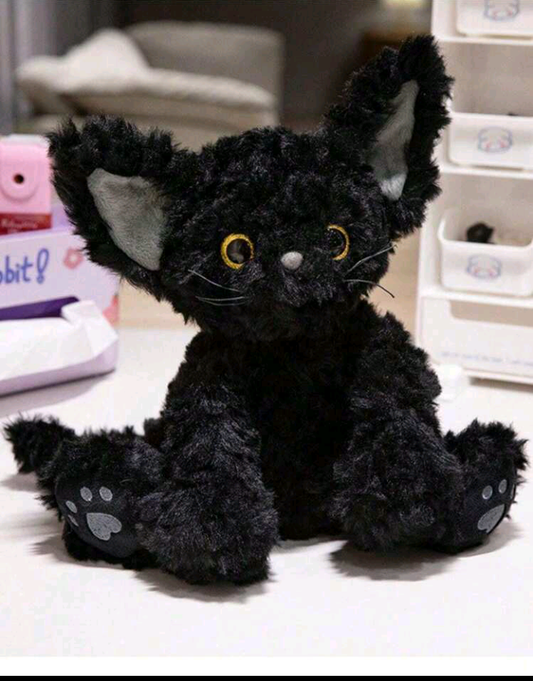🖤 30cm/11.8inches Black Kitty Plushie 🖤