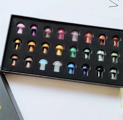 ✨🍄 24pc Crystal Mushroom Set 🍄✨
