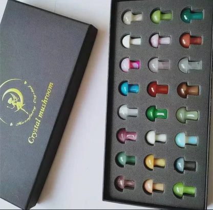 ✨🍄 24pc Crystal Mushroom Set 🍄✨