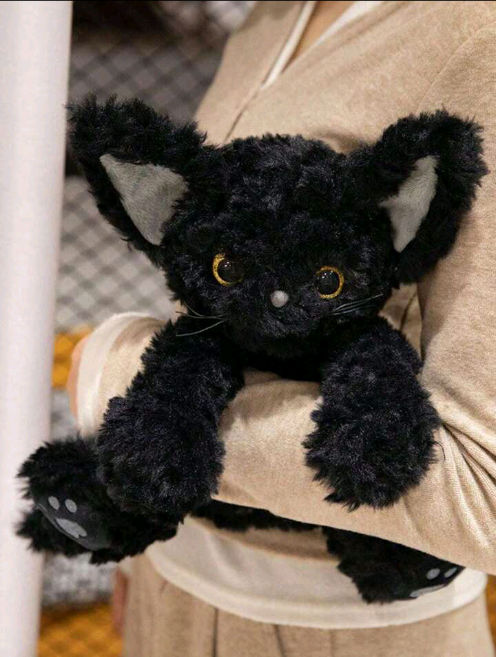 🖤 30cm/11.8inches Black Kitty Plushie 🖤