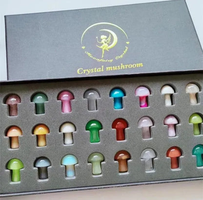 ✨🍄 24pc Crystal Mushroom Set 🍄✨
