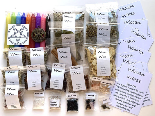 🔮🕯️ Witches Altar Starter Kit – Wicca & Pagan Supplies 🕯️🔮